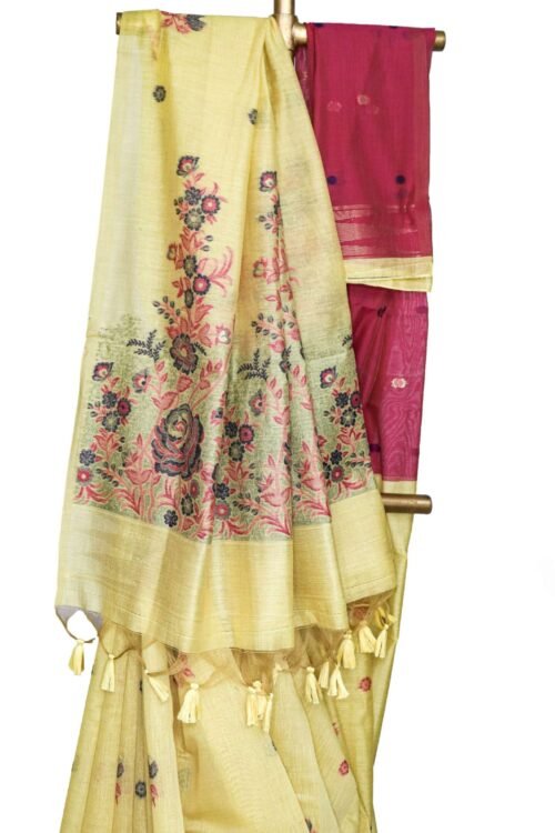 1 PIECE SAREE WITH BLOUSE [PC]