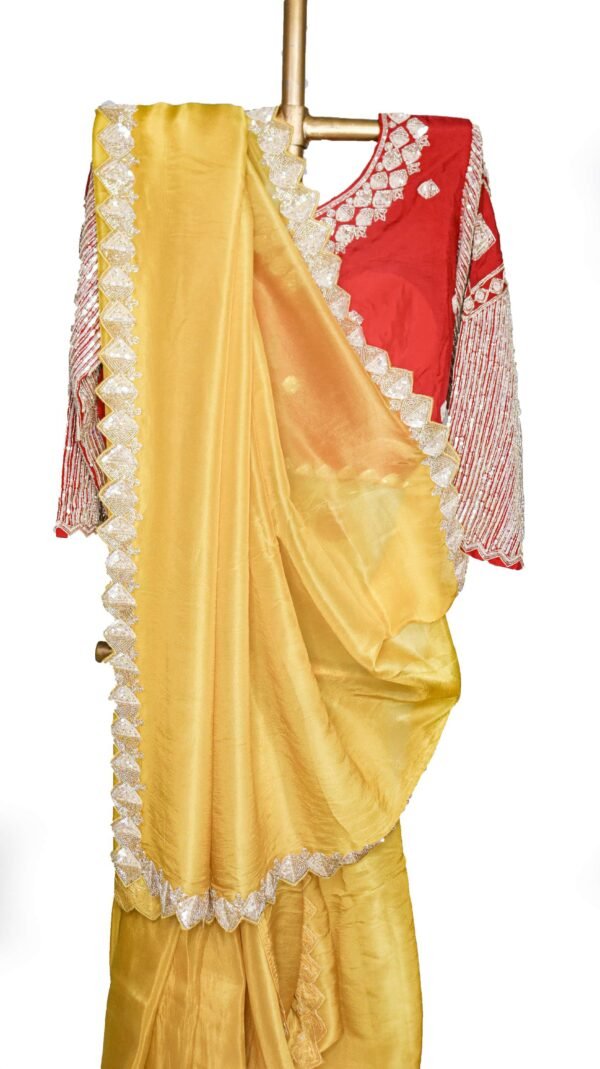1 PIECE SAREE WITH READYMADE BLOUSE