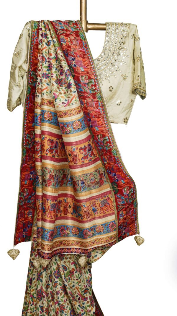 1 PIECE SAREE WITH BLOUSE [PC]