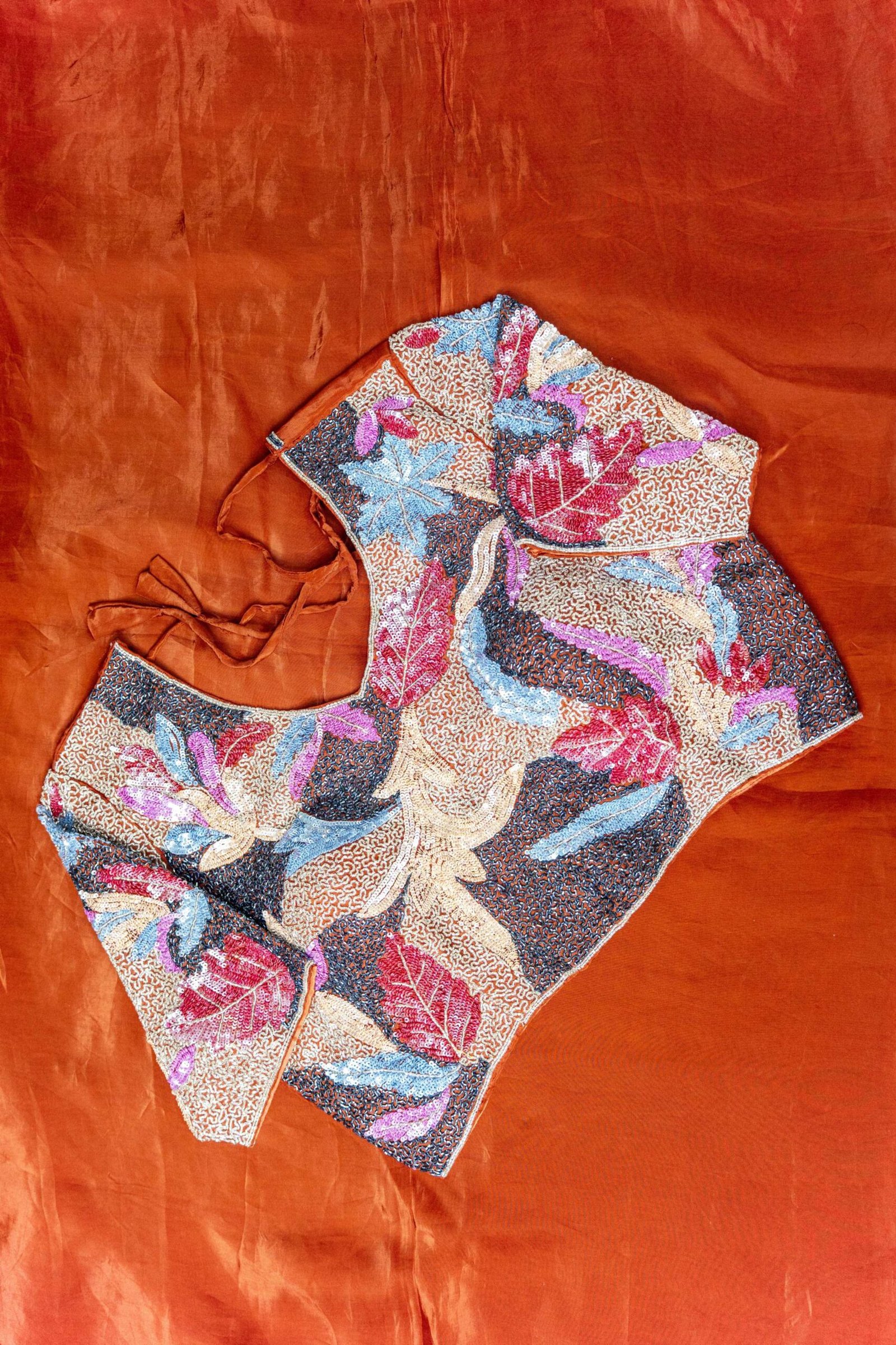 1 PIECE SAREE WITH READYMADE BLOUSE - Image 3