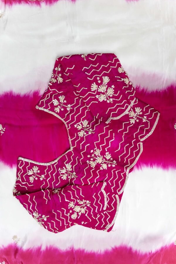 1 PIECE SAREE WITH READYMADE  BLOUSE - Image 2