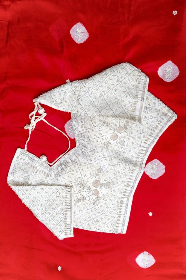 1 PIECE SAREE WITH READYMADE BLOUSE - Image 3