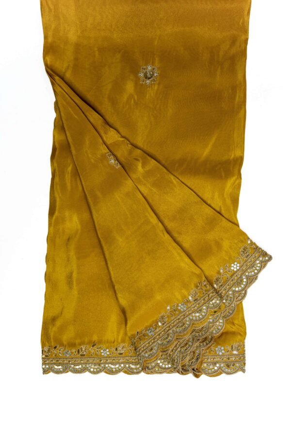 1 PIECE SAREE WITH READYMADE BLOUSE - Image 4