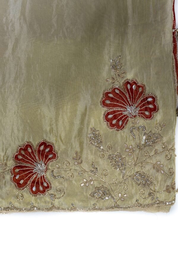 1 PIECE SAREE WITH READYMADE BLOUSE - Image 5