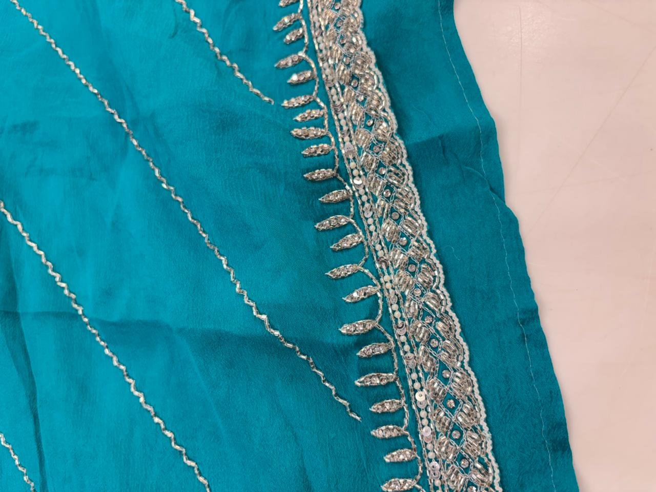 1 PIECE SAREE WITH BLOUSE PIECE - Image 6