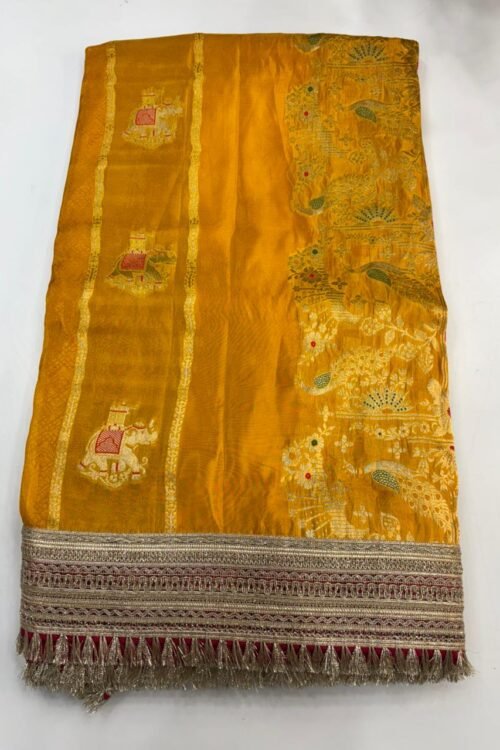 1 PIECE SAREE WITH BLOUSE PIECE