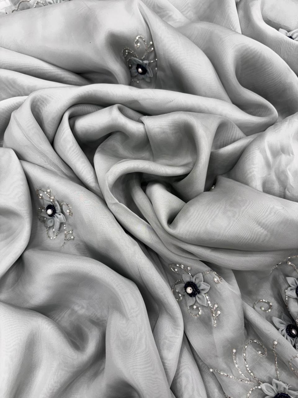 GEORGETTE TISSUE SAREE - Image 2