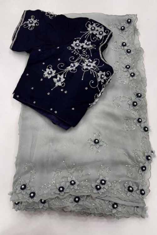 GEORGETTE TISSUE SAREE