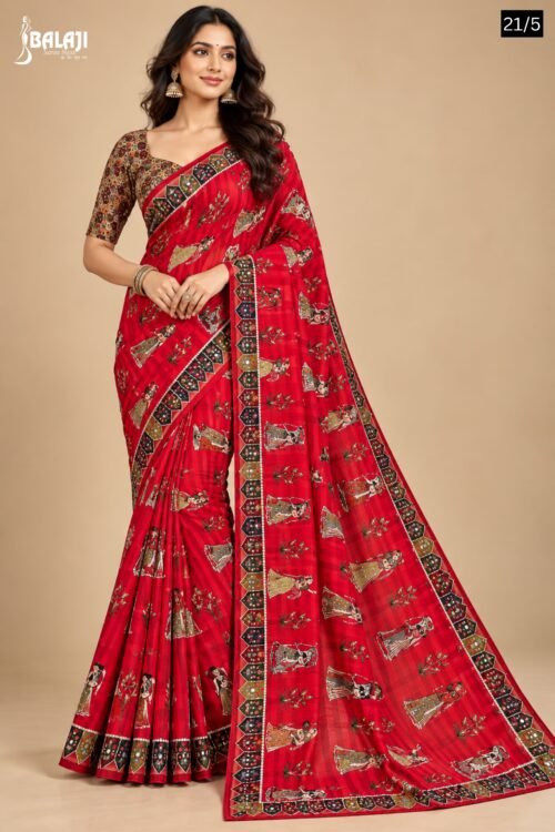 1 PIECE SAREE WITH BLOUSE [FABRIC]